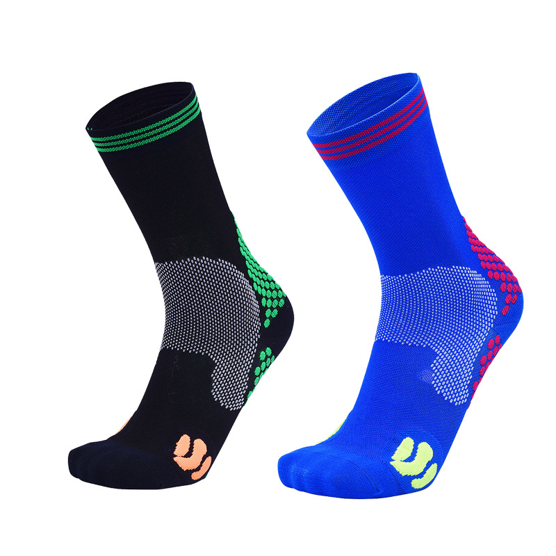 Hot Compression Sock Sports Socks Crew Socks Ferric Marathon Cycling Trail Running Socks Hiking Socks Velleyball Socks